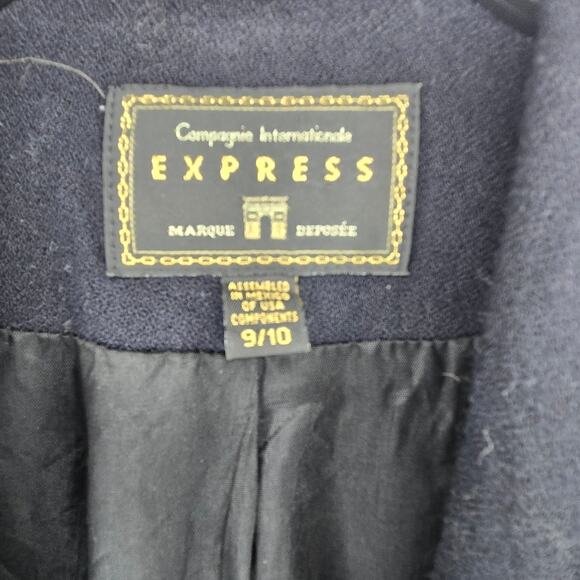 Campagnie Internationale Express Black Blazer Size 9/10 0201 - Picture 7 of 8